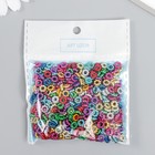 Бусины для творчества пластик "Цветочек-горошек" цветные набор 20 гр 0,2х0,6х0,6 см - Фото 3