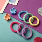 Набор для волос "Соня" (5 резинок, 2 краба) цветочек (комплект 6 шт) - фото 44768149