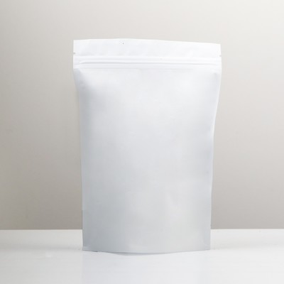 Пакет дой - пак, матовый, белый, 14×20×4 см