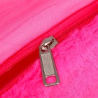 Сумка детская меховая «Сердечки», 15х13х3 см - фото 36433236