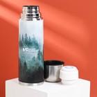 Термос «Лес» в кожзаме, 750 мл - Фото 3