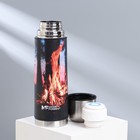 Термос «Огонь» в кожзаме, MODE FORREST, 750 мл, время сохранения тепла 16-18 ч - Фото 4