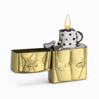 Зажигалка бензиновая для курения «Девушка», металлическая, в подарочной коробке, 5.5×3.5 см 9039464