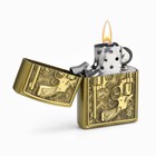 Зажигалка бензиновая «Револьвер» в подарочной коробке - Фото 2