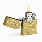 Зажигалка бензиновая «Завитки» в подарочной коробке - Фото 2