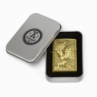 Зажигалка бензиновая «Волки» в подарочной коробке - Фото 4