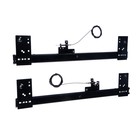 Комплект направляющих для поворотных дверей ТУНДРА L=550 мм, H=35 мм - Фото 2