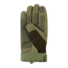 Перчатки тактические мужские Storm tactic с защитой суставов, размер - M, олива - Фото 2