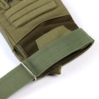 Перчатки тактические мужские Storm tactic с защитой суставов, размер - M, олива - Фото 3