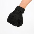 Перчатки тактические мужские "Storm tactic" с защитой суставов, размер - L, черные - Фото 4