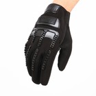 Перчатки тактические мужские "Storm tactic" с защитой суставов, размер - XL, черные - Фото 3