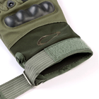 Перчатки тактические мужские "Storm tactic" с защитой суставов, размер - XL, олива - Фото 3
