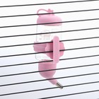 Поилка для грызунов "Пижон", 80 мл, розовая - Фото 5