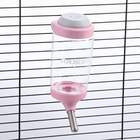 Поилка для грызунов, 350 мл, розовая - Фото 5