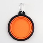 Миска складная, оранжевая, 250 мл, 11 см - Фото 3