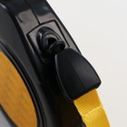 Рулетка "Пижон" светоотражающая, 3 м, до 15 кг, трос, прорезиненная ручка, жёлтая - Фото 4