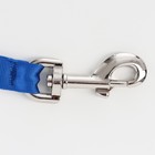 Рулетка "Пижон" светоотражающая, 8 м, до 50 кг, трос, прорезиненная ручка, голубая - фото 8687852