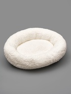 Лежанка для собак и кошек «Уют», 50×42×11 см, мягкий мех, цвет молочный - Фото 3