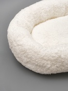 Лежанка для собак и кошек «Уют», 50×42×11 см, мягкий мех, цвет молочный - Фото 5