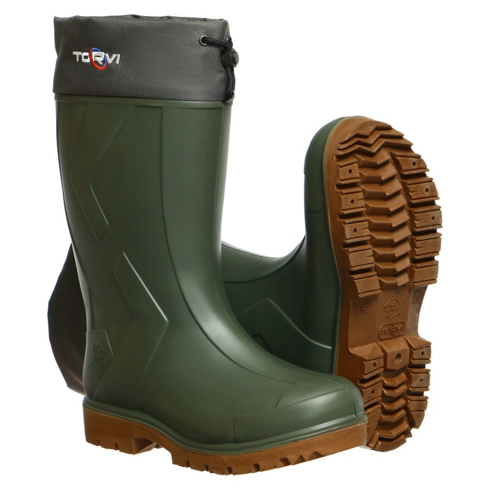 Зимние сапоги Torvi ЭВА+ПУ, 5-слойный вкладыш -40С, цвет олива размер 42 - Фото 1