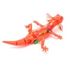 Ящерица «Шестерёнки», свет, работает от батареек, цвет красный - Фото 3