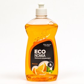 Средство для мытья посуды ЕСОnomia "Апельсин", пуш-пул, 500 мл