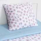 Постельное бельё 1.5сп LoveLife "Лютики" 143х215 см,150х225 см,70х70 см-1 шт,125г/м2 сатин - Фото 4