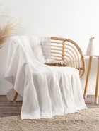 Плед флисовый «Экономь и Я», 150×130 см, 160 г/м², белый - Фото 3