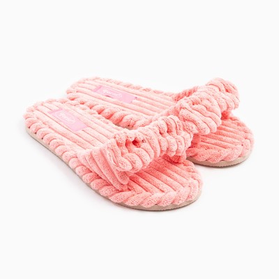 Тапочки женские с открытым носом Forio, размер 37, розовые