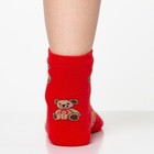 Носки детские махровые «Мишки», цвет красный, размер 14 (23-25) - Фото 4
