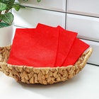 Салфетки вискозные универсальные Доляна, 3 шт., 30×38 см, красные - Фото 2