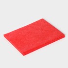 Салфетки вискозные универсальные Доляна, тряпки для уборки, 3 шт, 30×38 см, цвет красный - фото 7574936