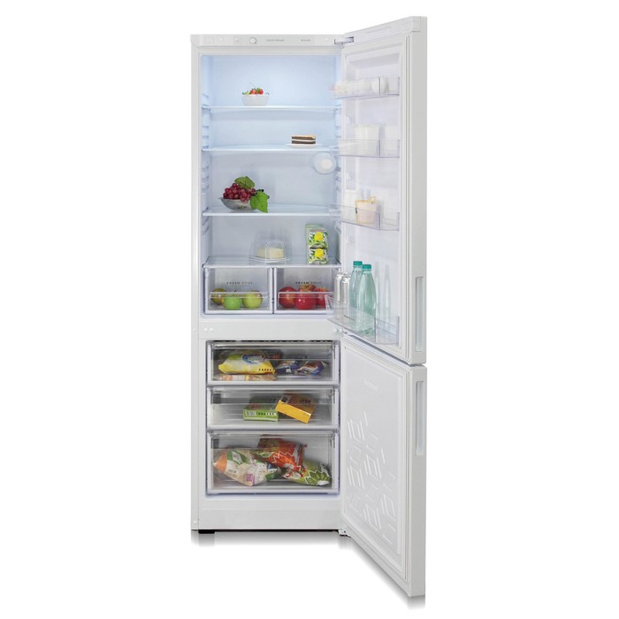 Холодильник "Бирюса" 6027, двухкамерный, класс А, 345 л, белый