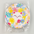 Тарелка одноразовая бумажная "Котик", 18 см (комплект 10 шт) - фото 23814559 Тарелка одноразовая бумажная "Котик", 18 см (комплект 10 шт) - фото 23814559