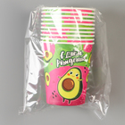 Стакан одноразовый бумажный "Весёлый авокадо", 250 мл (комплект 10 шт) - фото 25272408 Стакан одноразовый бумажный "Весёлый авокадо", 250 мл (комплект 10 шт) - фото 25272408