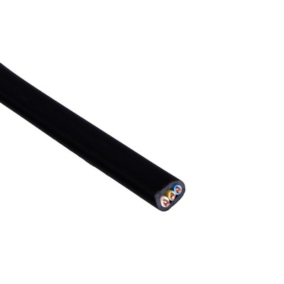 Кабель твердый плоский негорючий малодымный ПромЭл ВВГп-нг(А) LS, 3×1.5, 20 м, ГОСТ