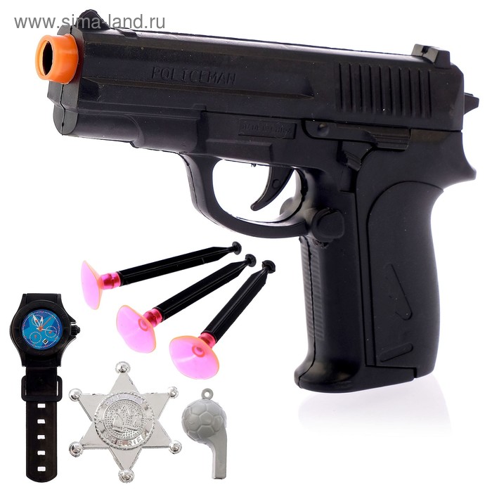 Набор полицейского "Шериф", 8 предметов - Фото 1