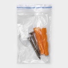 Полка угловая, 1 ярус, 20×20×10,5 см, цвет чёрный - Фото 2