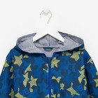 Куртка Ветровка для мальчика, цвет синий, рост 104-110 см - Фото 2