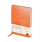 Ежедневник недатированный А5, 160 листов Megapolis, твёрдая обложка, искусственная кожа, оранжевый - фото 9976218