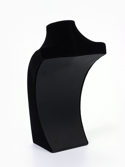 Бюст для украшений QF, 18×12×30 см, чёрный