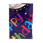 Шар фольгированный 40'' «С днём рождения! Космическая ракета», фигура, 1 шт. 9262859