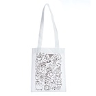 Сумка-Шоппер, раскраска «Зверята» 20×27 см - Фото 3