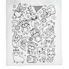 Сумка-Шоппер, раскраска «Зверята» 20×27 см - Фото 4