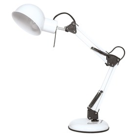 Лампа 813WT, E27 1x40Вт, цвет белый, черный