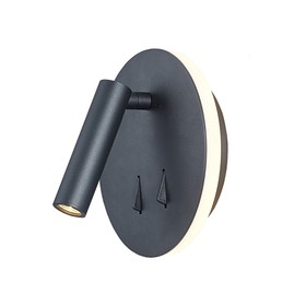 

Светильник G62156/1wBK, LED 1x3Вт 3200K, 180лм, цвет черный