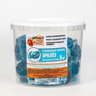 Стеклянный камень (эрклез) "Рецепты Дедушки Никиты", фр 20-70 мм, Драгоценный синий, 5 кг - фото 9098720