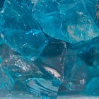 Стеклянный камень (эрклез) "Рецепты Дедушки Никиты", фр 20-70 мм, Драгоценный синий, 5 кг - фото 9098722