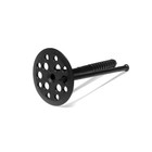 Дюбель ТУНДРА, для утеплителя, с пластиковым гвоздем, 10×100 мм, черный, 50 шт. - Фото 2