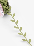 Лента фигурная «Листья», 25 мм, 9±0.5 м, зелёная - Фото 2